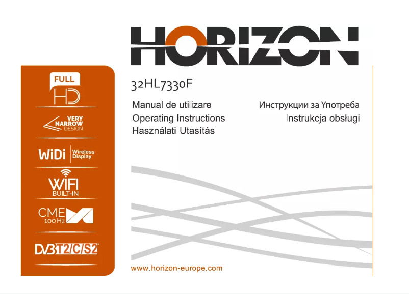 Page n°1 - Manuel utilisateur Horizon 32HL7330F