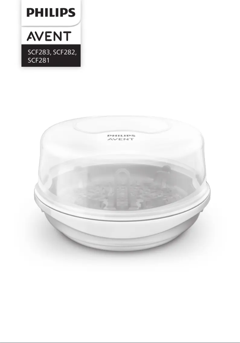 Page n°1 - Manuel utilisateur Philips Avent SCF281