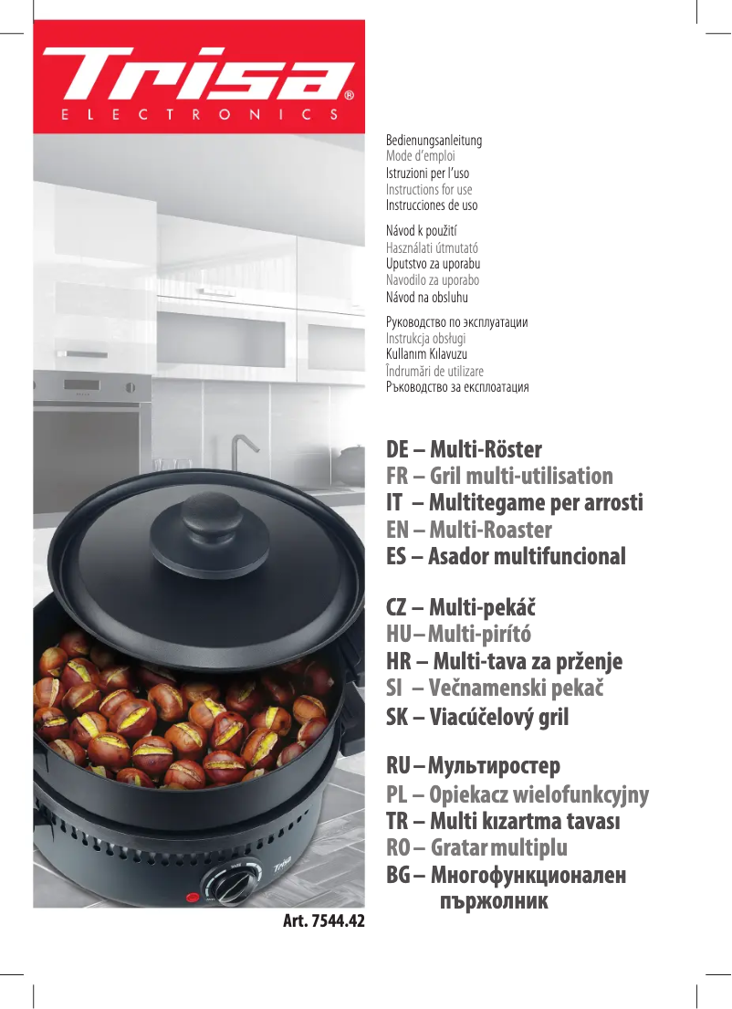 Page n°1 - Manuel utilisateur Trisa Roast & Grill 7544.42