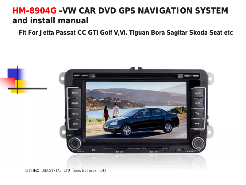 Page n°1 - Manuel utilisateur Hifimax HM-8904G