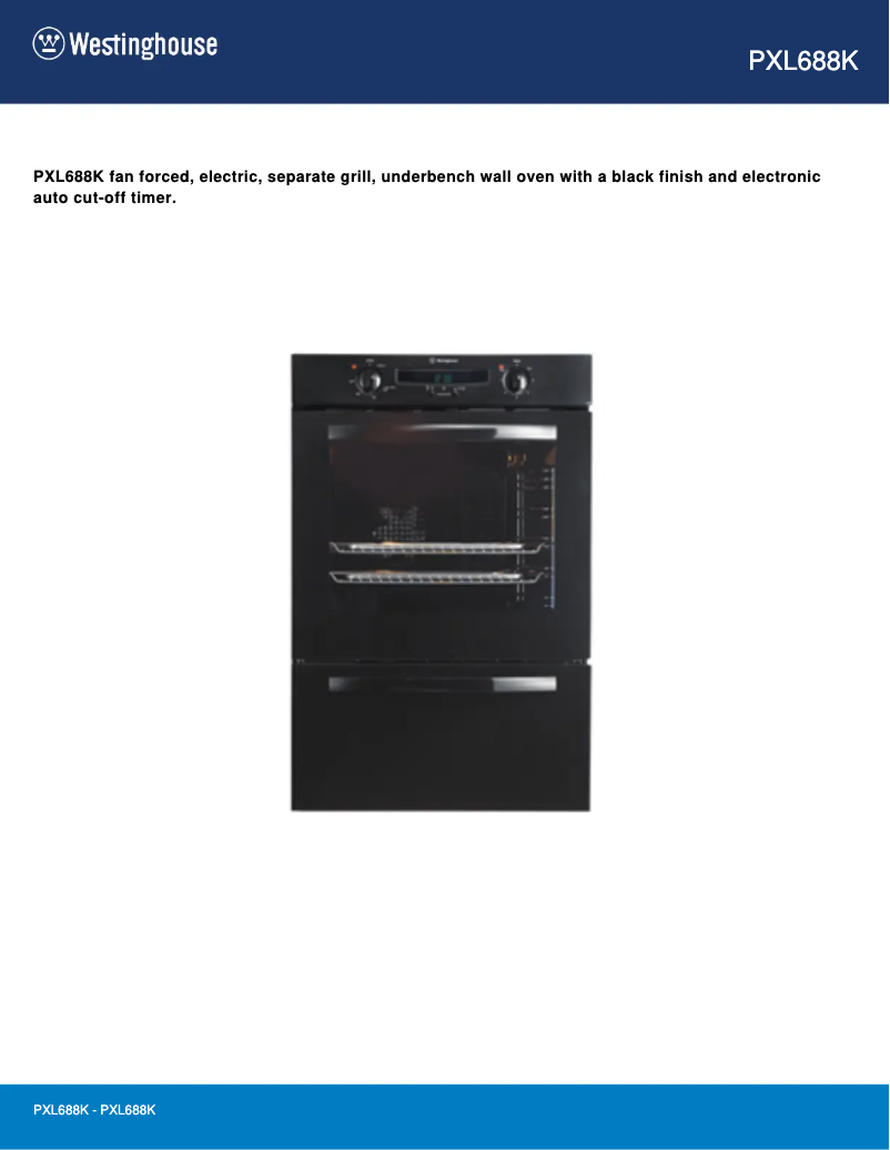 Image de la première page du manuel de l'appareil PXL688K