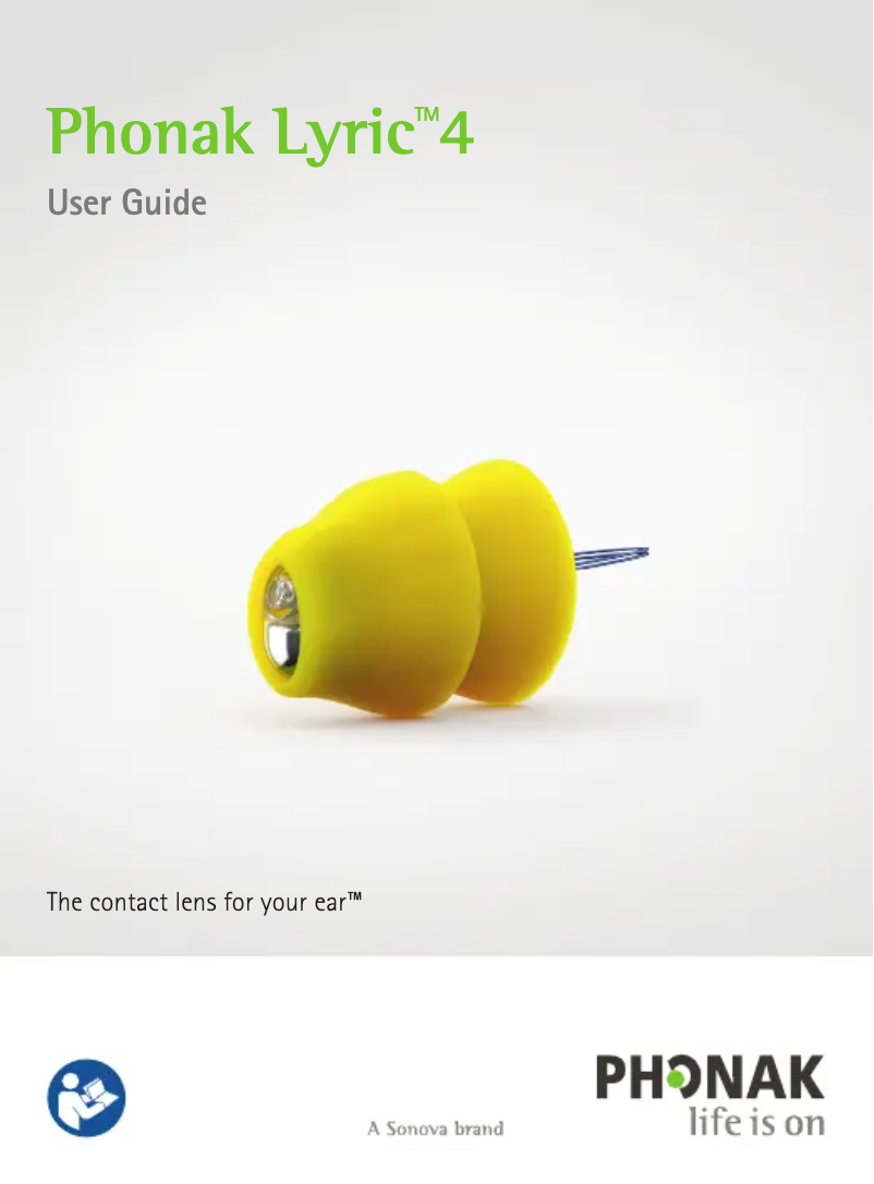 Image de la première page du manuel de l'appareil Lyric