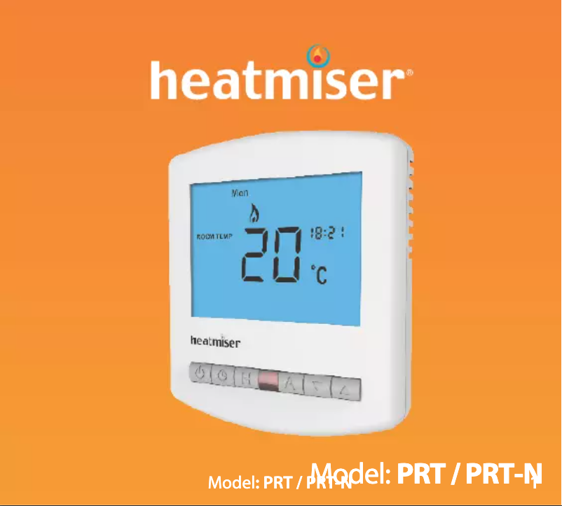 Page 1 de la notice Manuel utilisateur Heatmiser PRT