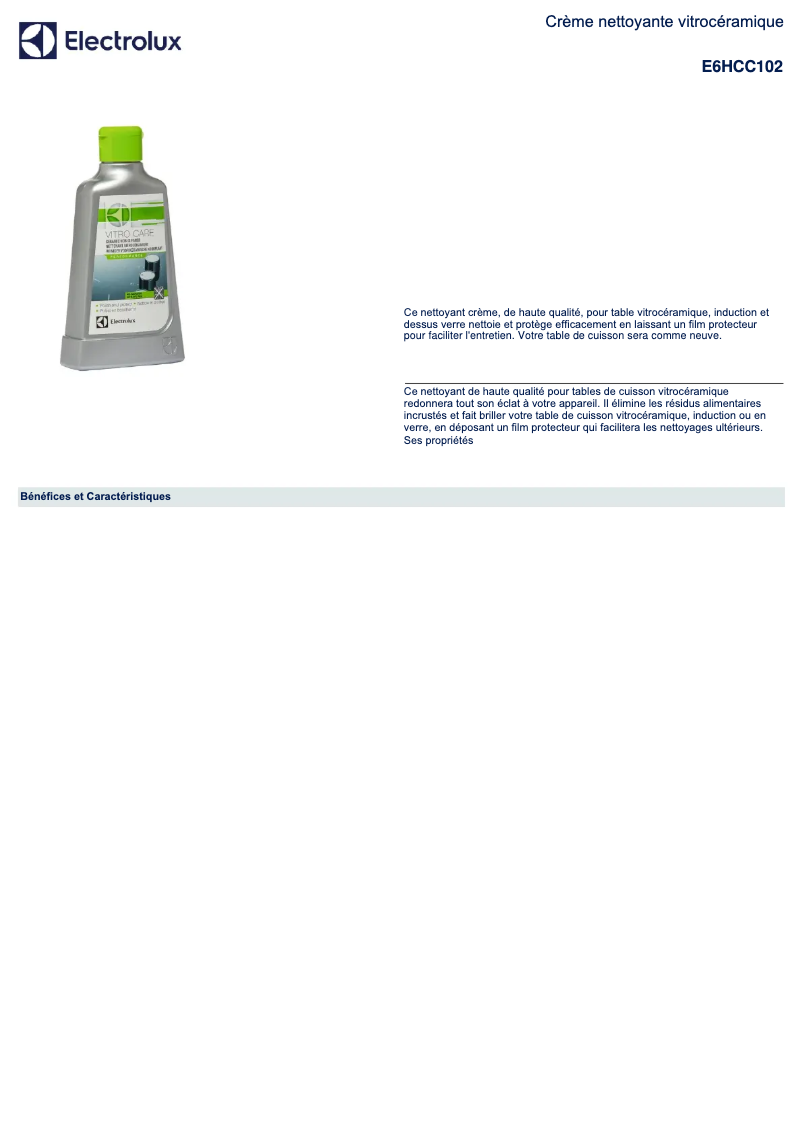 Image de la première page du manuel de l'appareil E6HCC102