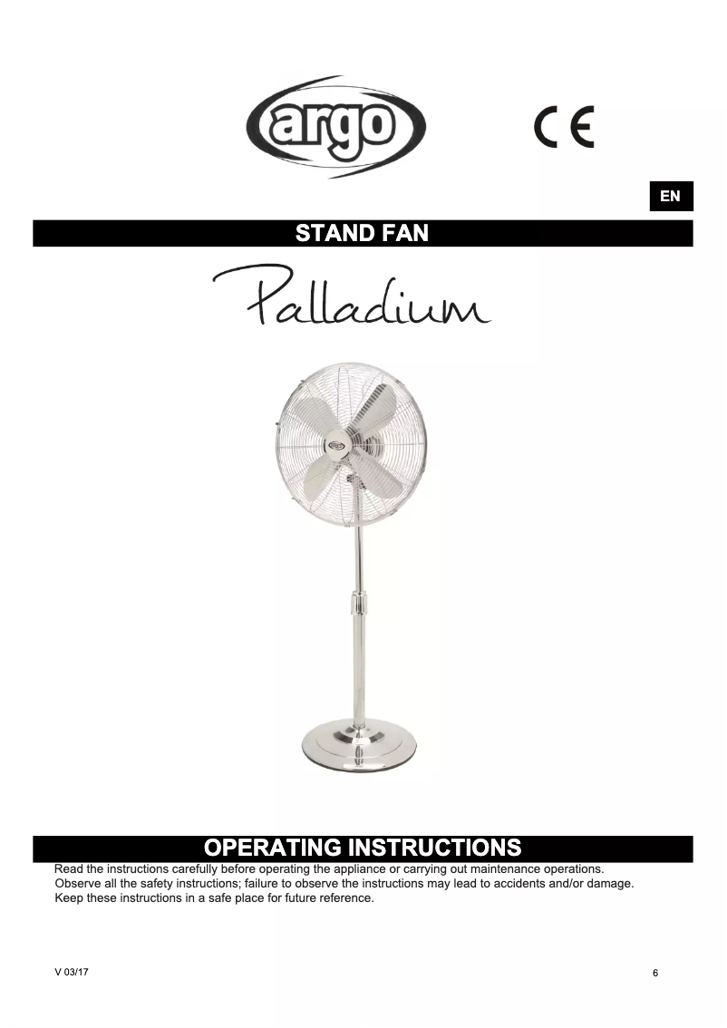 Página 1 del manual Manual de usuario Argoclima Palladium