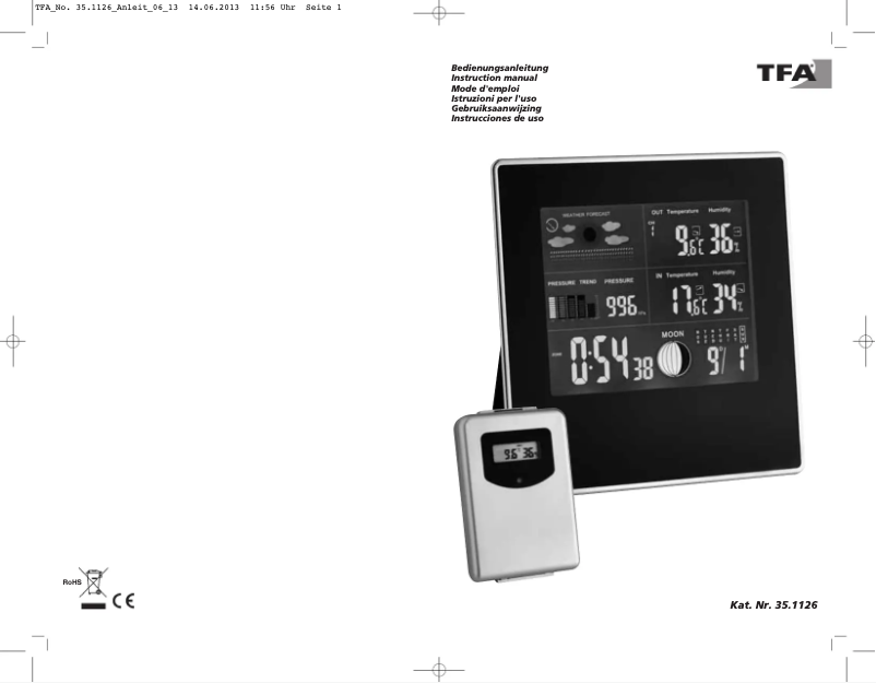 Imagen de la primera página del manual del dispositivo Gallery 35.1126