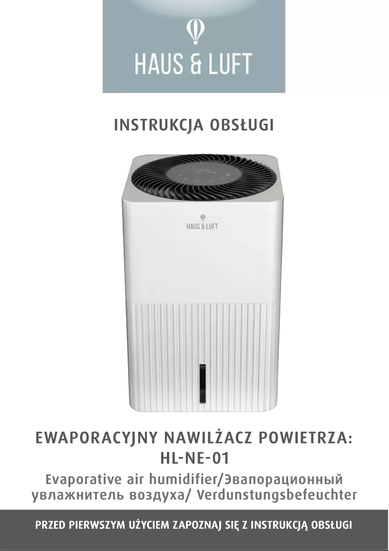 Image de la première page du manuel de l'appareil HL-NE-01