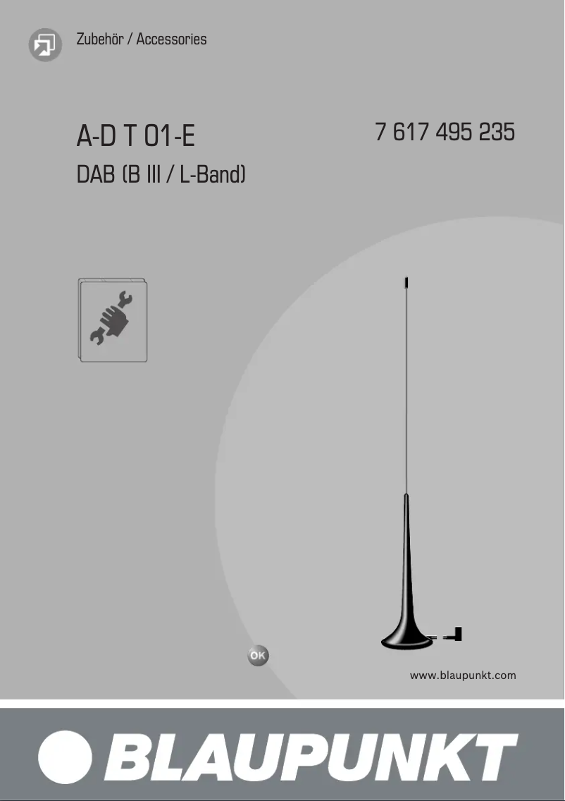 Page n°1 - Manuel utilisateur Blaupunkt A-D T 01-E