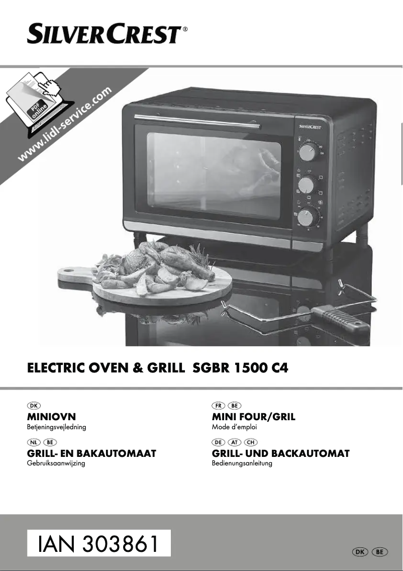 Image de la première page du manuel de l'appareil SGBR 1500 B4