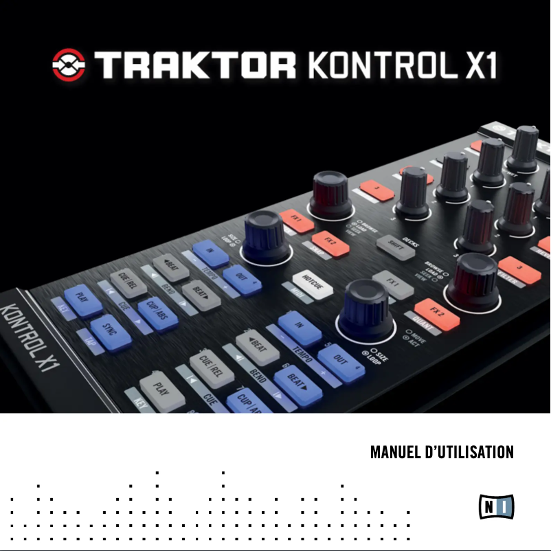 Image de la première page du manuel de l'appareil Traktor Kontrol X1