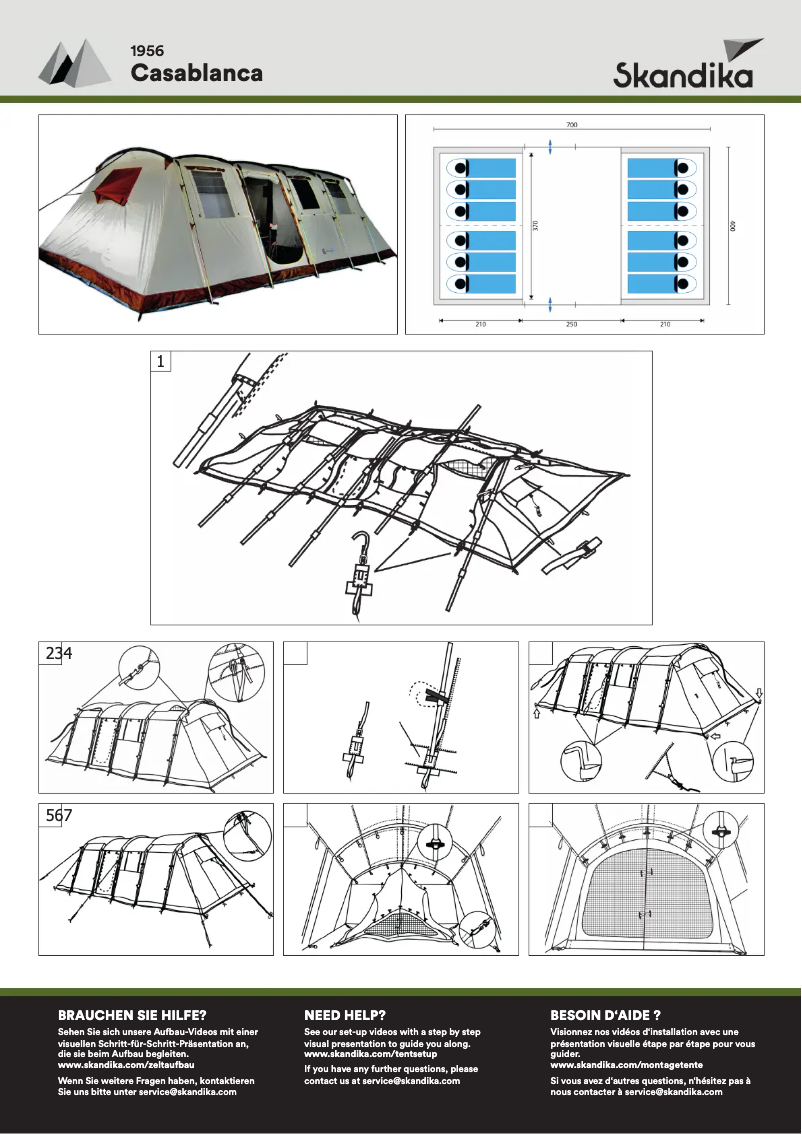 Page n°1 - Manuel utilisateur Skandika Casablanca