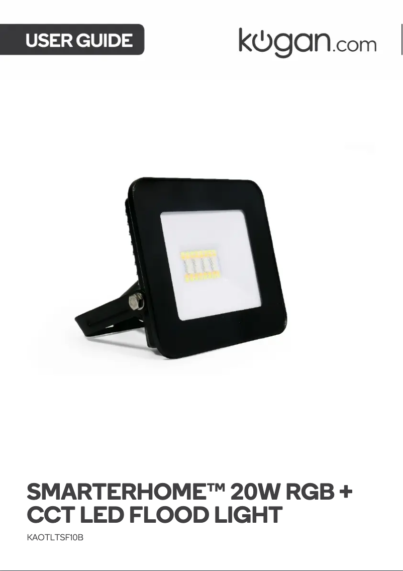 Image de la première page du manuel de l'appareil KAOTLTSF10B