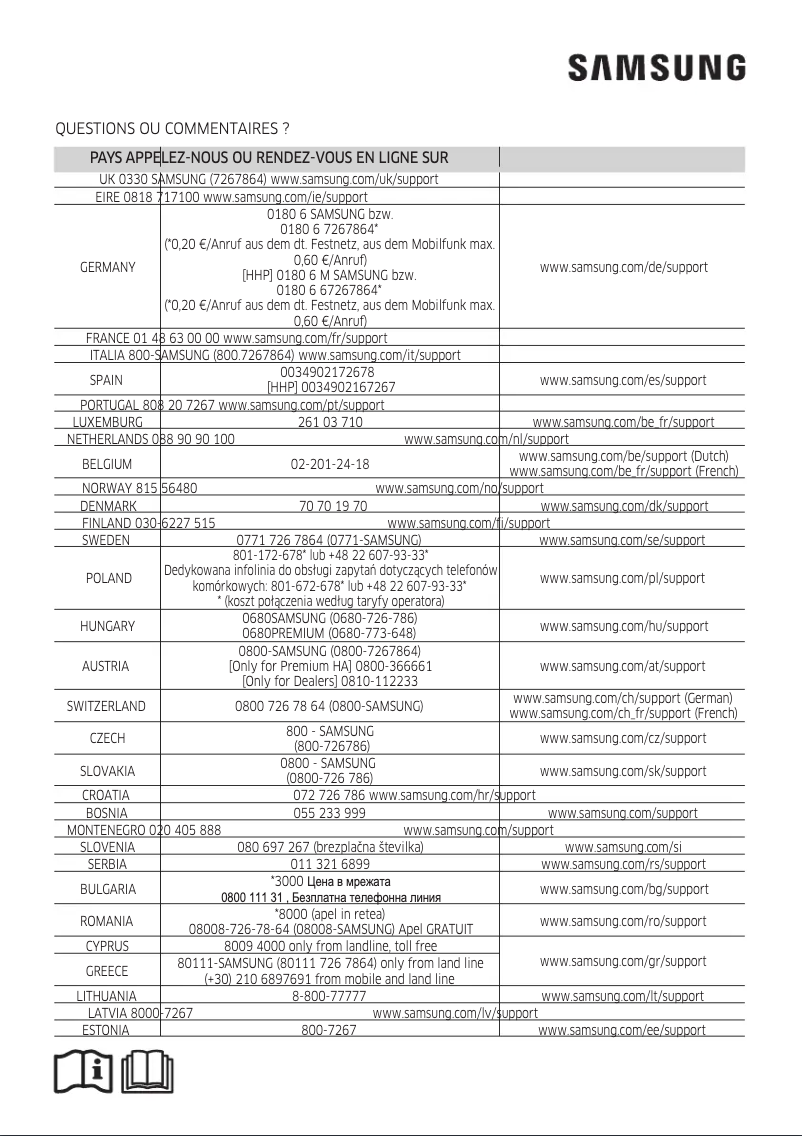 Page n°1 - Manuel utilisateur Samsung AR24MSWNAWKN