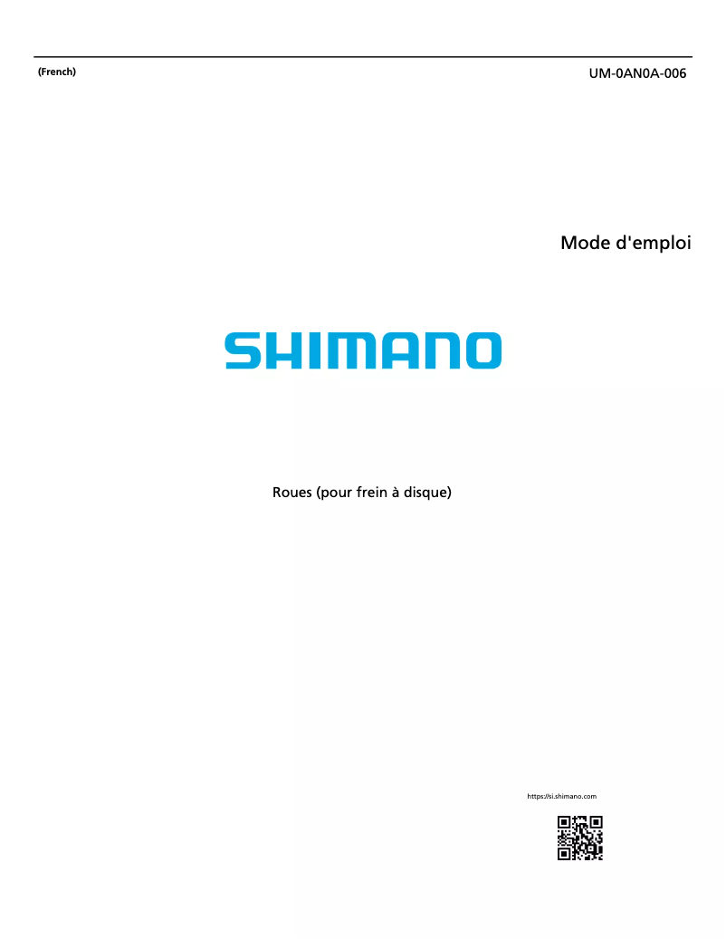 Página 1 del manual Manual de usuario Shimano WH-R9170-C40-TL-R12