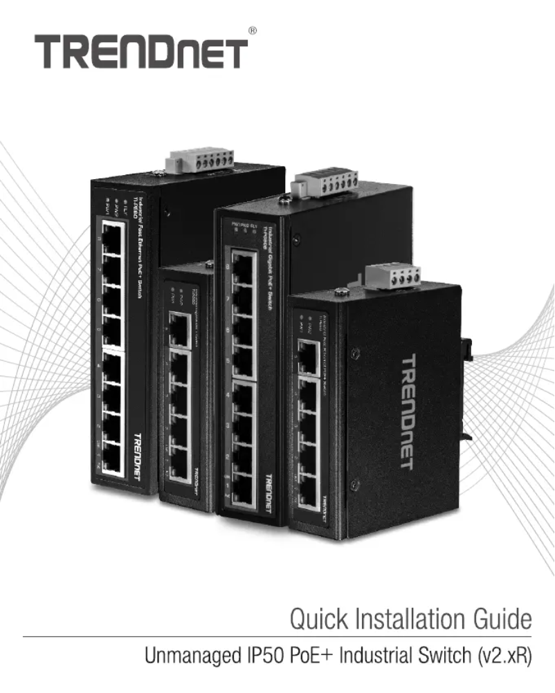Page 1 de la notice Manuel utilisateur TRENDnet TI-PG80