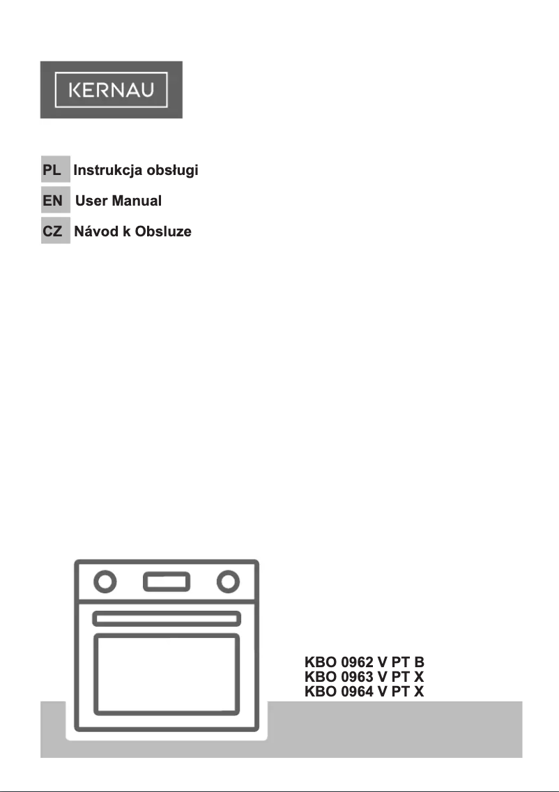 Page 1 de la notice Mode d'emploi Kernau KBO 0962 V PT B