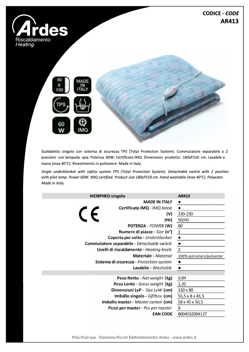 Image de la première page du manuel de l'appareil AR413