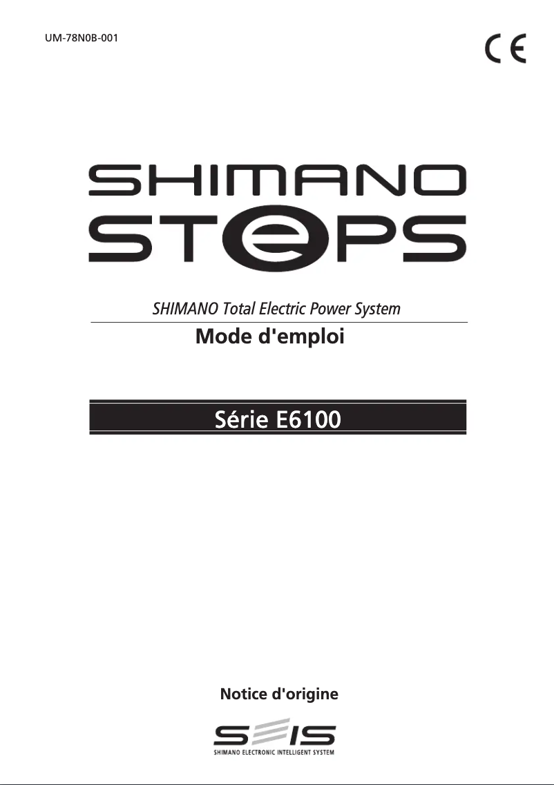 Página 1 del manual Manual de usuario Shimano DU-E6110