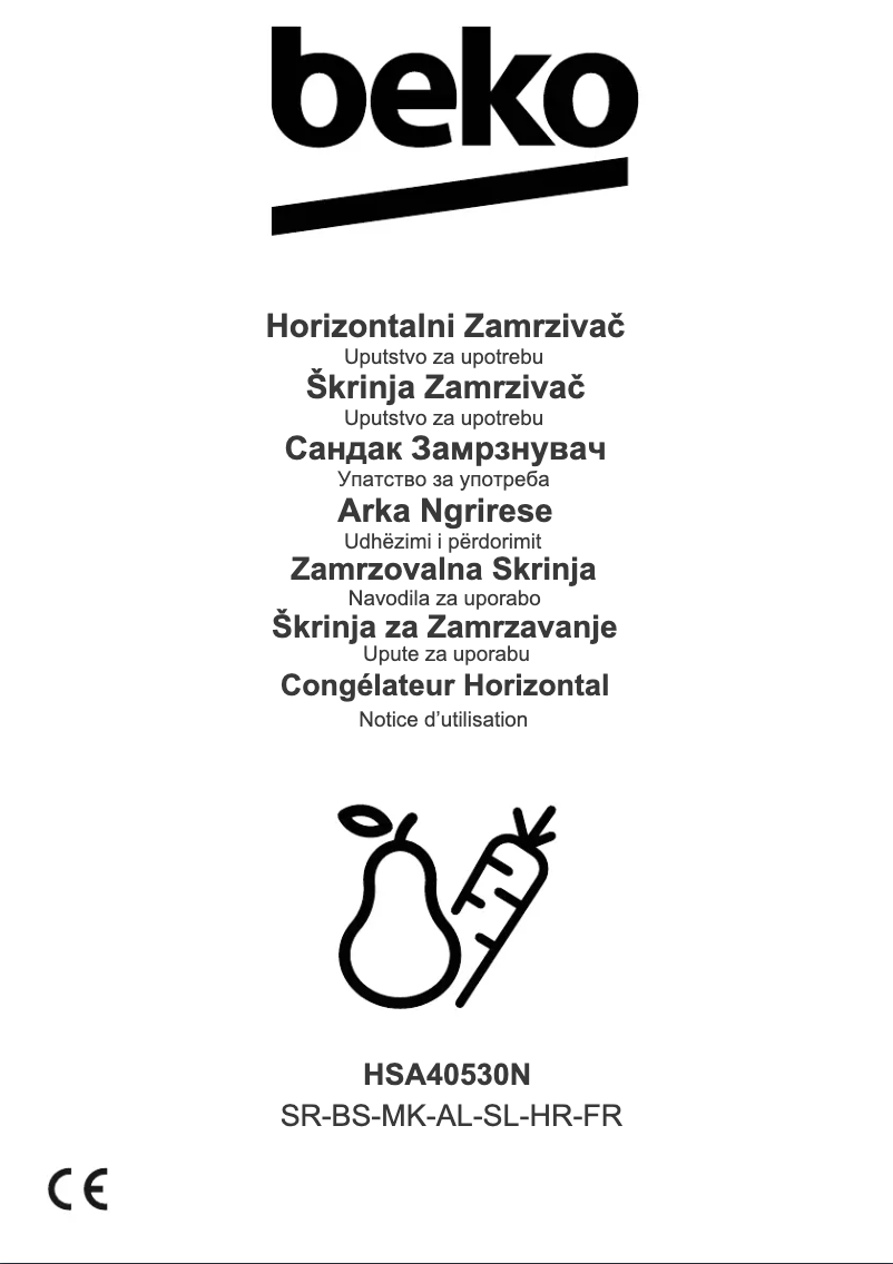 Page n°1 - Manuel utilisateur Beko HSA40530N