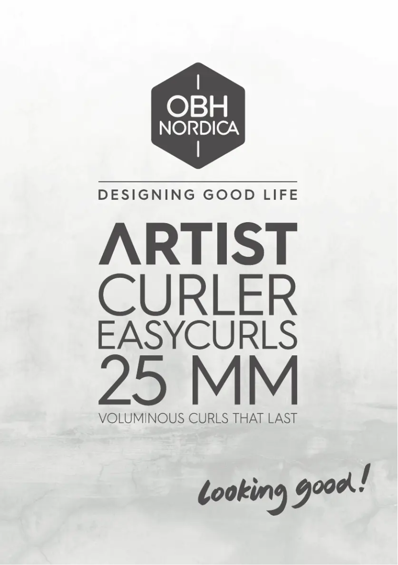 Page n°1 - Manuel utilisateur OBH Nordica Artist Easycurls NF3210N0