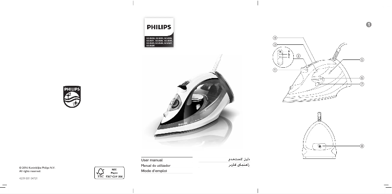 Page n°1 - Manuel utilisateur Philips Azur Performer Plus GC4526