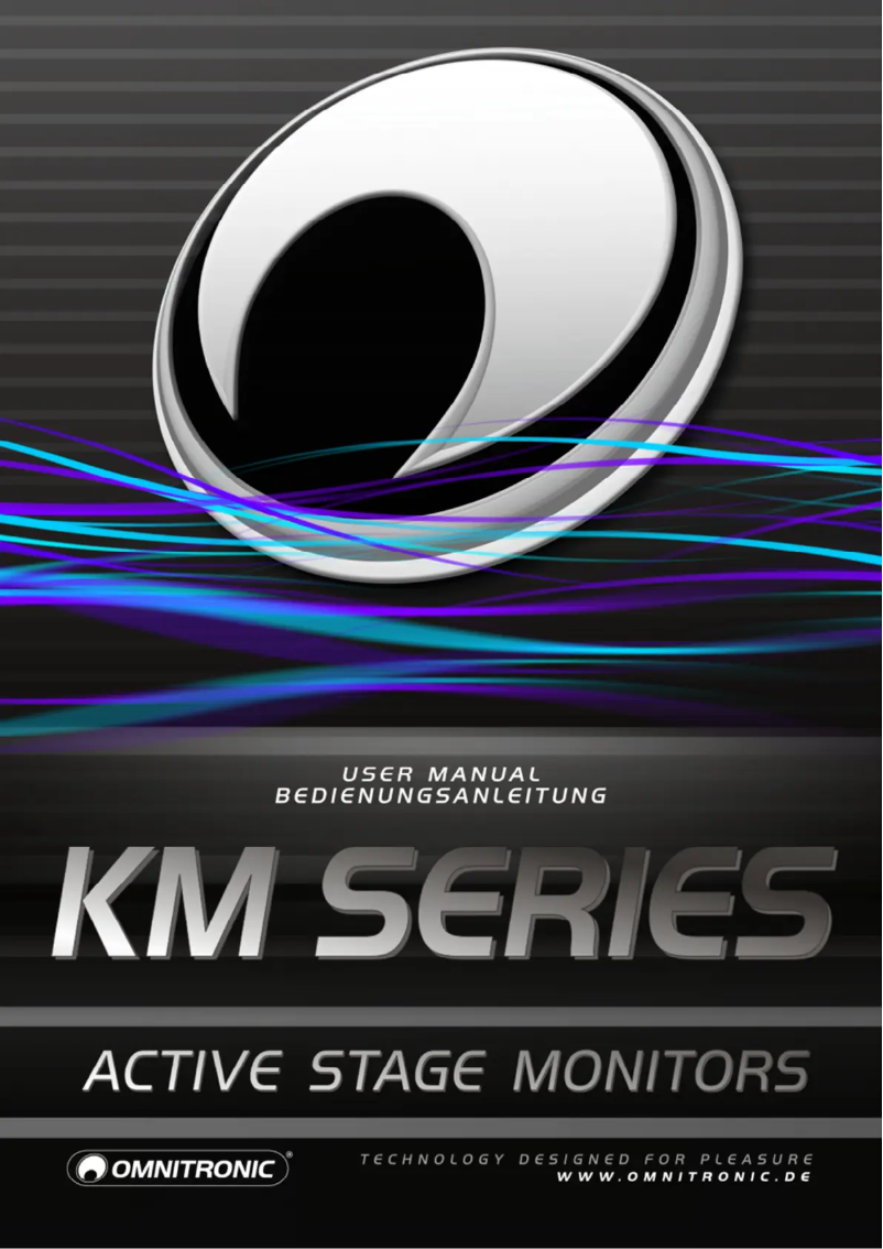 Page n°1 - Manuel utilisateur Omnitronic KM-112A