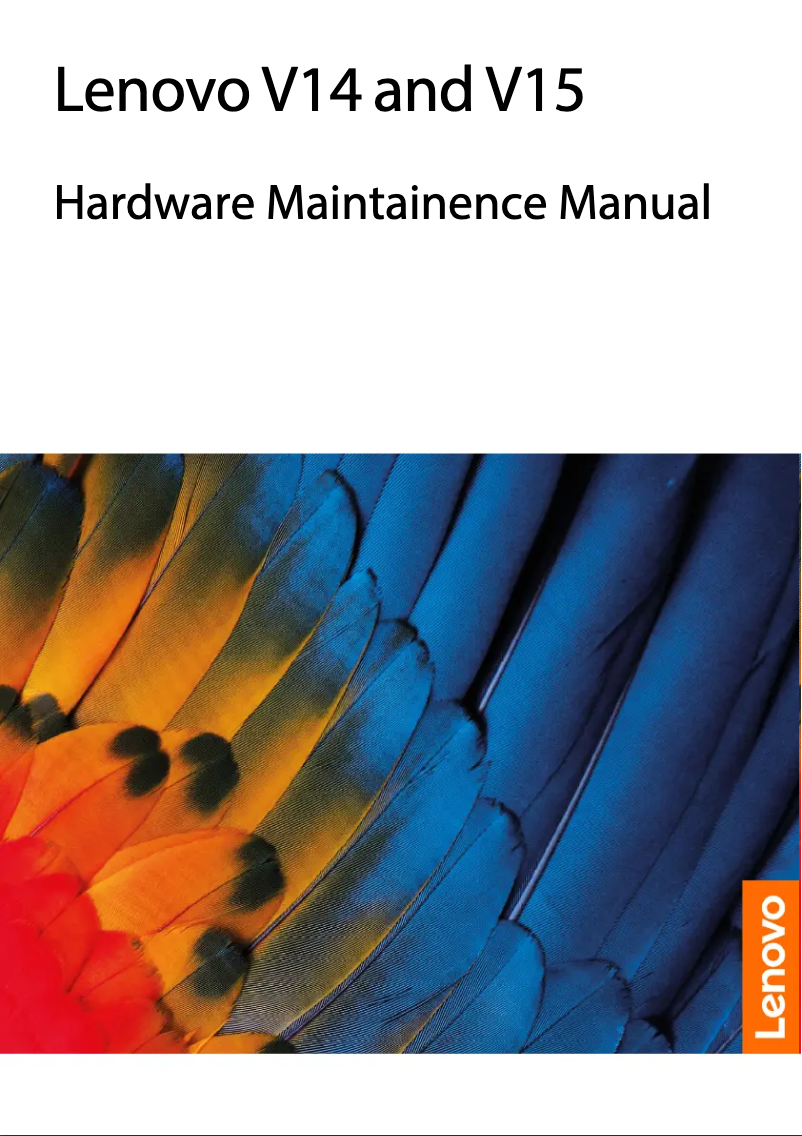 Page n°1 - Manuel utilisateur Lenovo V14