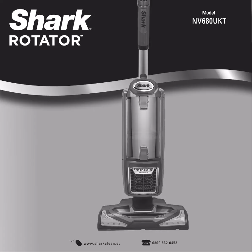 Page 1 de la notice Manuel utilisateur Shark Rotator NV680UKT