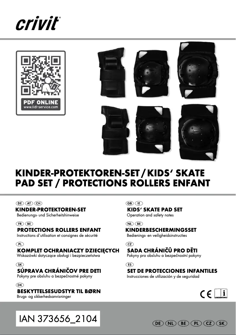 Page 1 de la notice Manuel utilisateur Crivit HG06981A