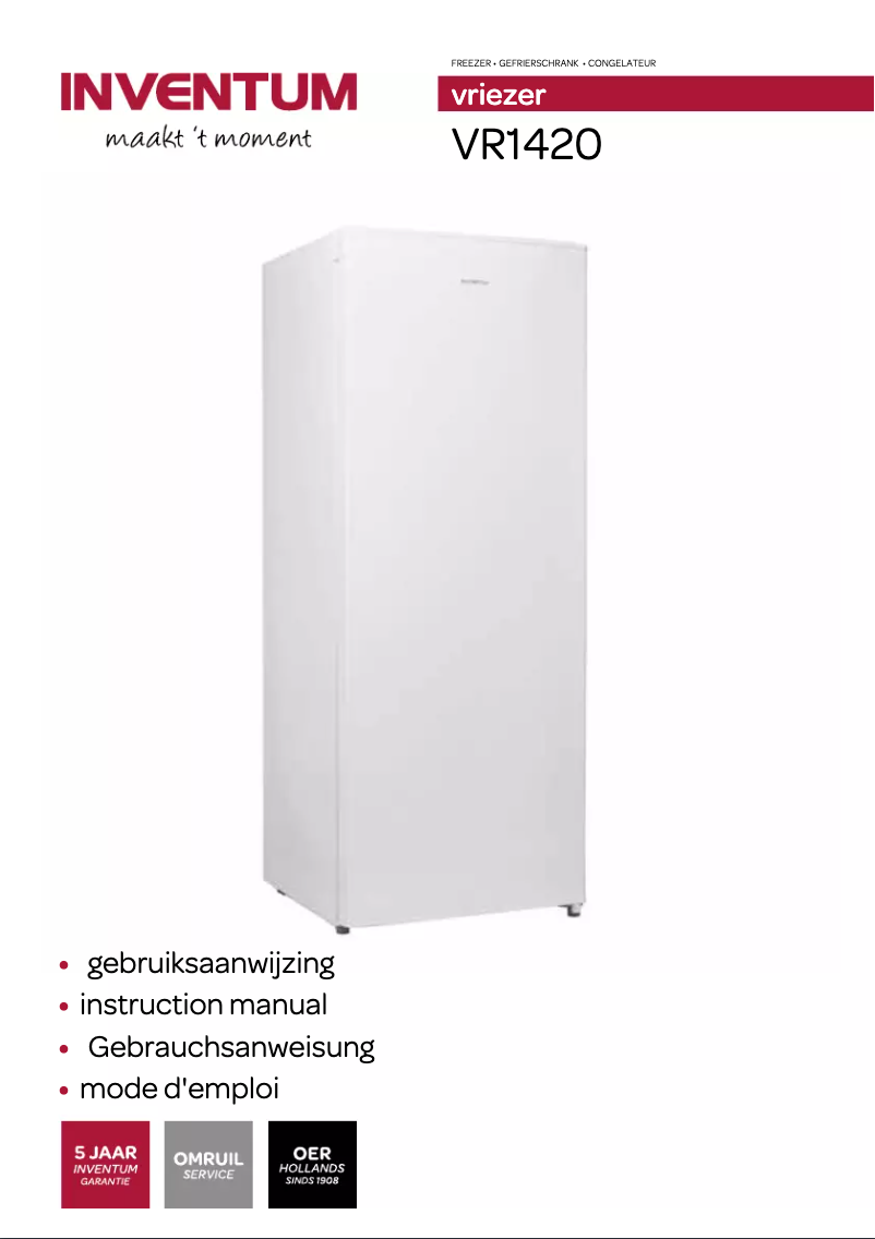 Image de la première page du manuel de l'appareil VR1420