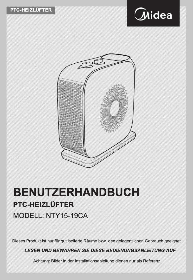 Image de la première page du manuel de l'appareil NTY15-19CA