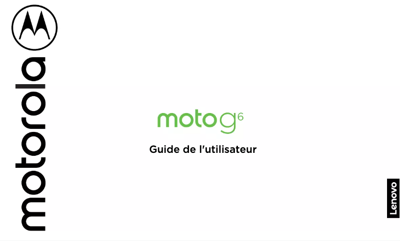 Image de la première page du manuel de l'appareil Moto G6