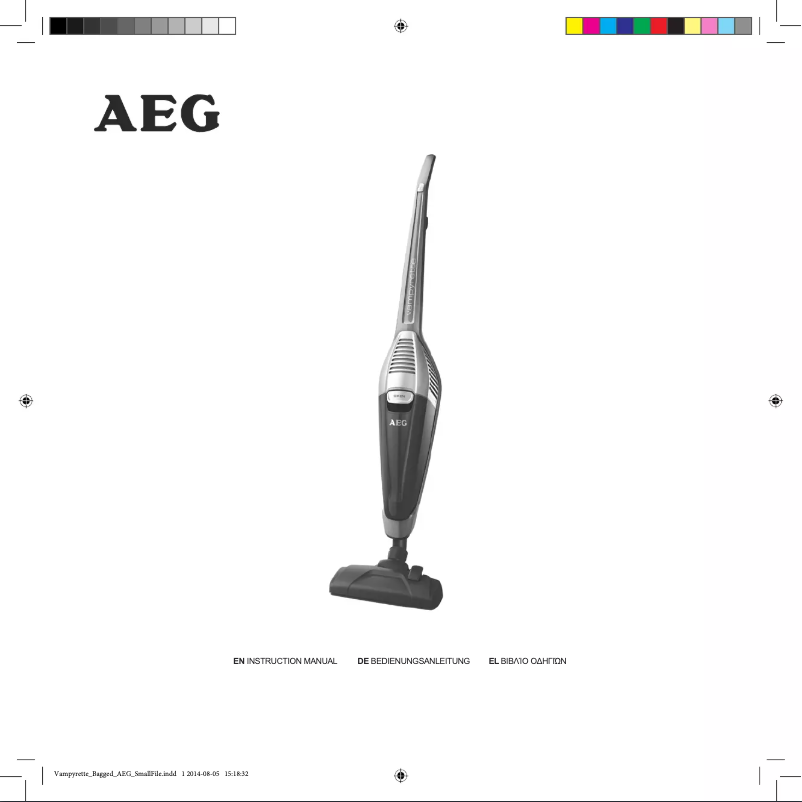 Page n°1 - Manuel utilisateur AEG Vampyrette AVBG300