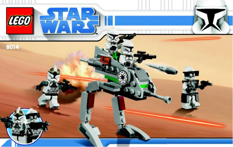 Page 1 de la notice Manuel utilisateur Lego Clone Walker (TM) Battle Pack