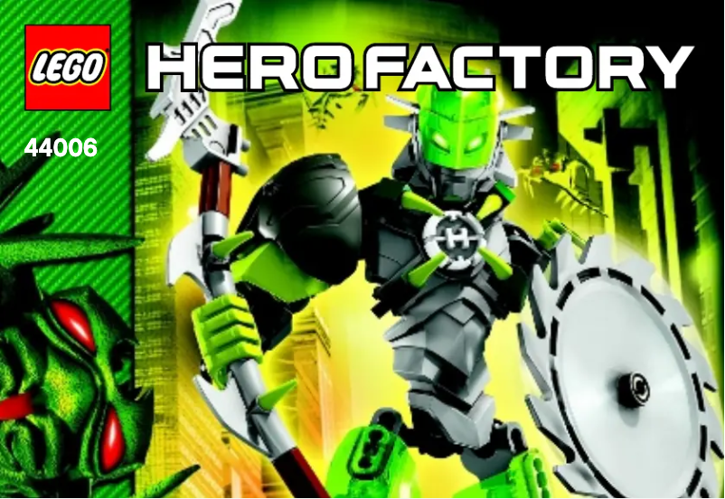Page n°1 - Manuel utilisateur Lego Hero Factory 44006