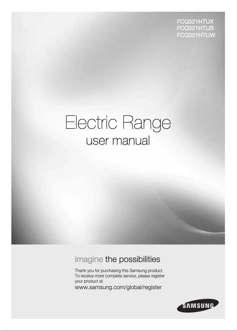 Page n°1 - Manuel utilisateur Samsung FCQ321HTUX