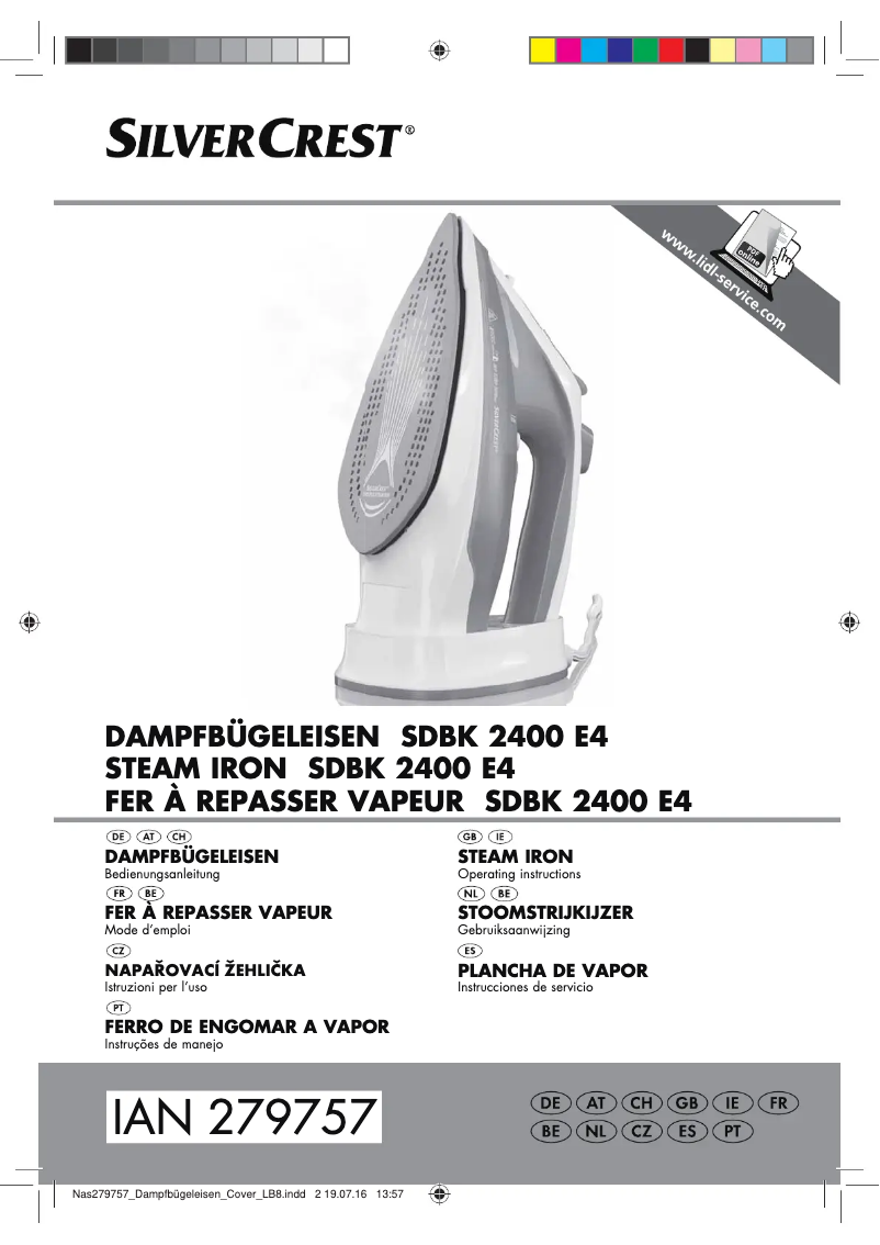 Page 1 de la notice Manuel utilisateur SilverCrest SDBK 2400 E4