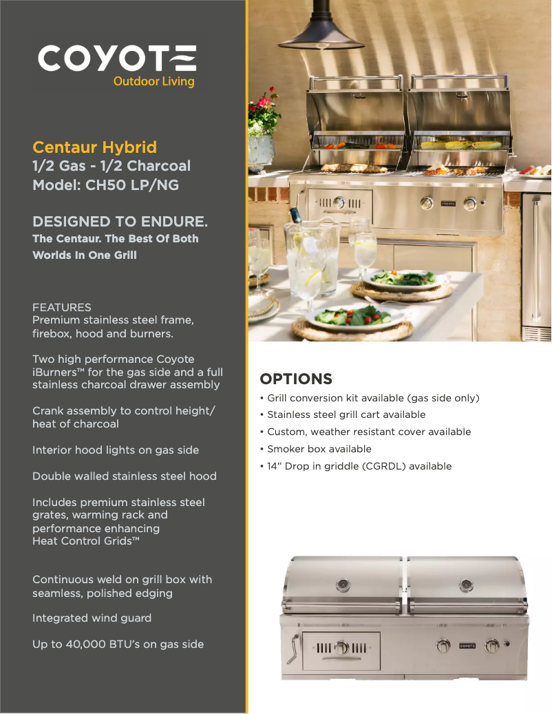 Page 1 de la notice Mode d'emploi Coyote CH50LP