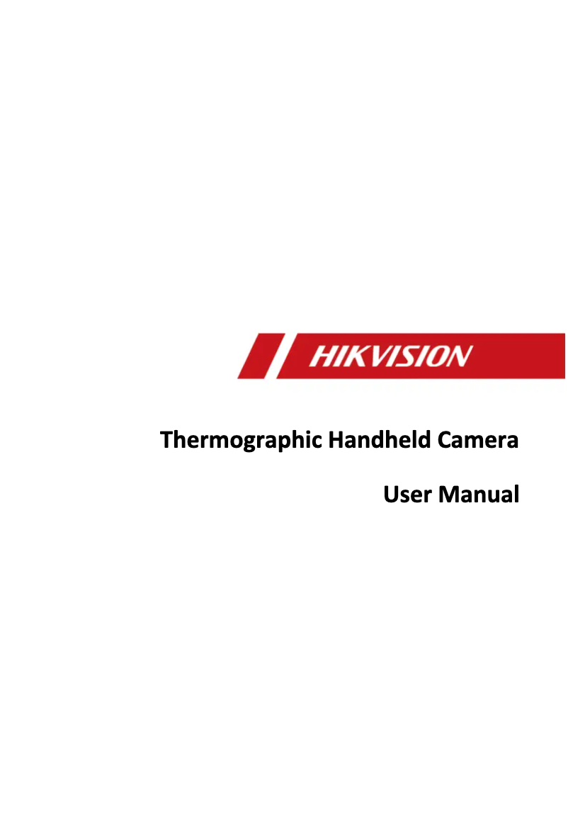 Page n°1 - Manuel utilisateur Hikvision DS-2TP31B-3AUF