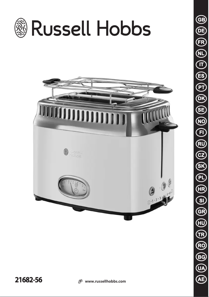 Page 1 de la notice Manuel utilisateur Russell Hobbs Retro Vintage 21682-56