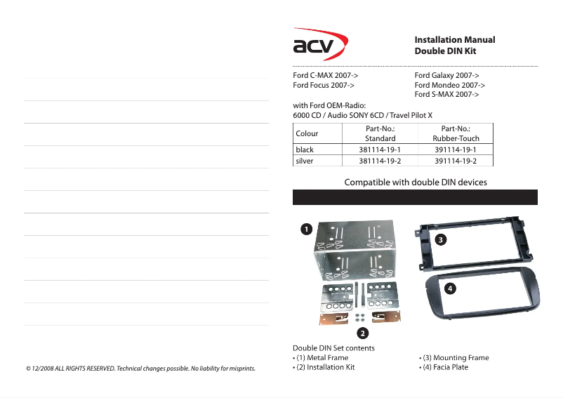 Image de la première page du manuel de l'appareil 381114-19-1