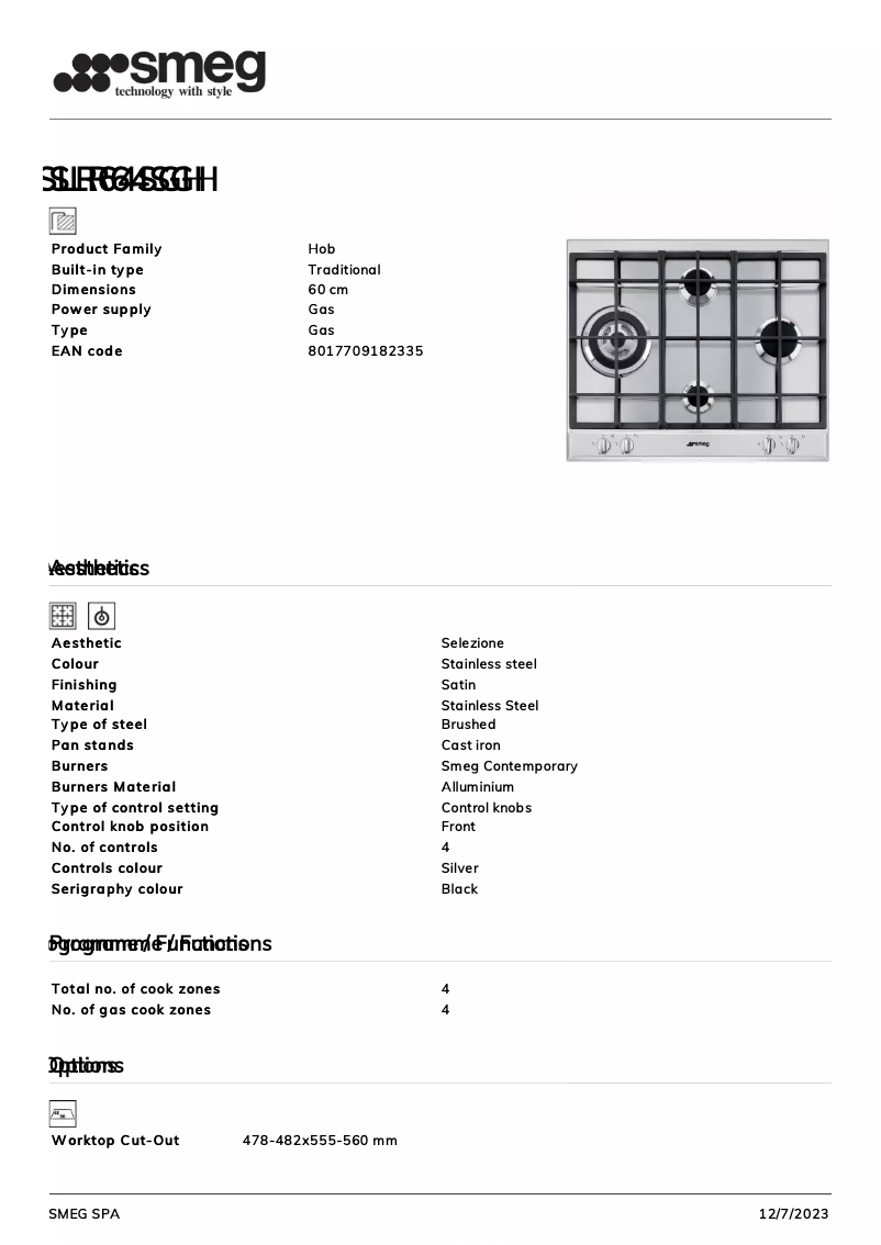 Image de la première page du manuel de l'appareil SLR64SGH