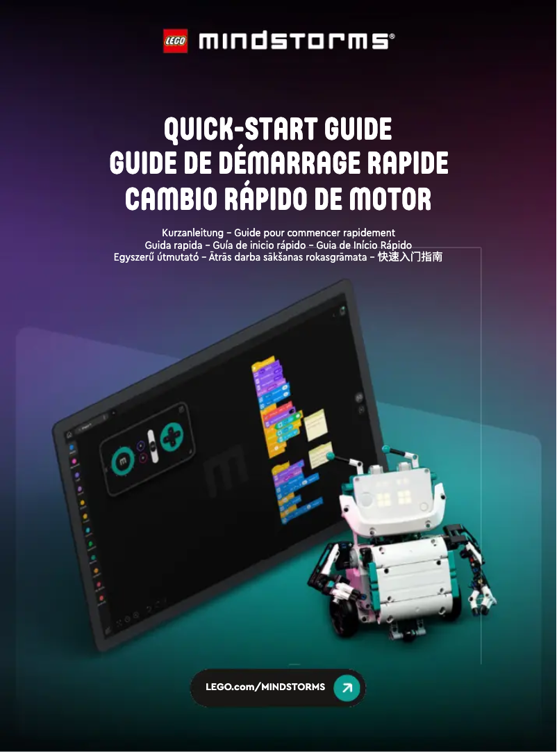 Page 1 de la notice Manuel utilisateur Lego Mindstorms 51515