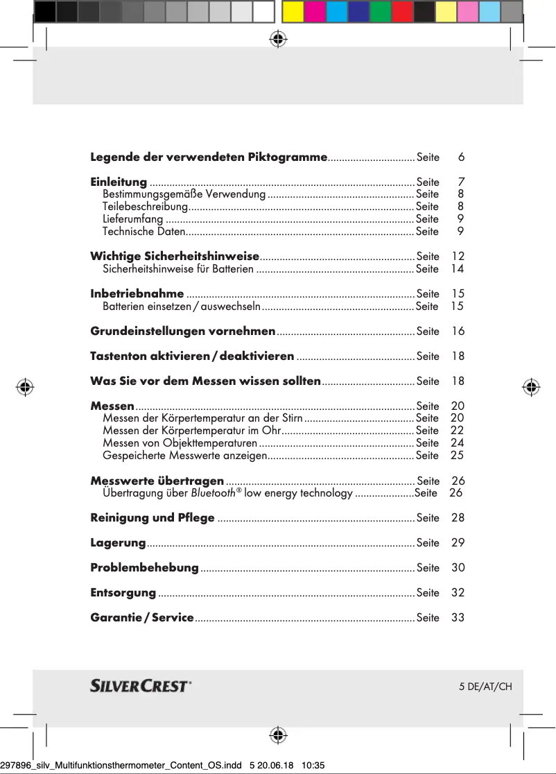 Page 1 de la notice Manuel utilisateur SilverCrest IAN 322247