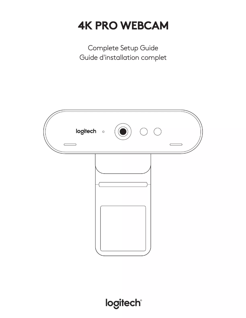 Page n°1 - Mode d'emploi Logitech 4K Pro Webcam