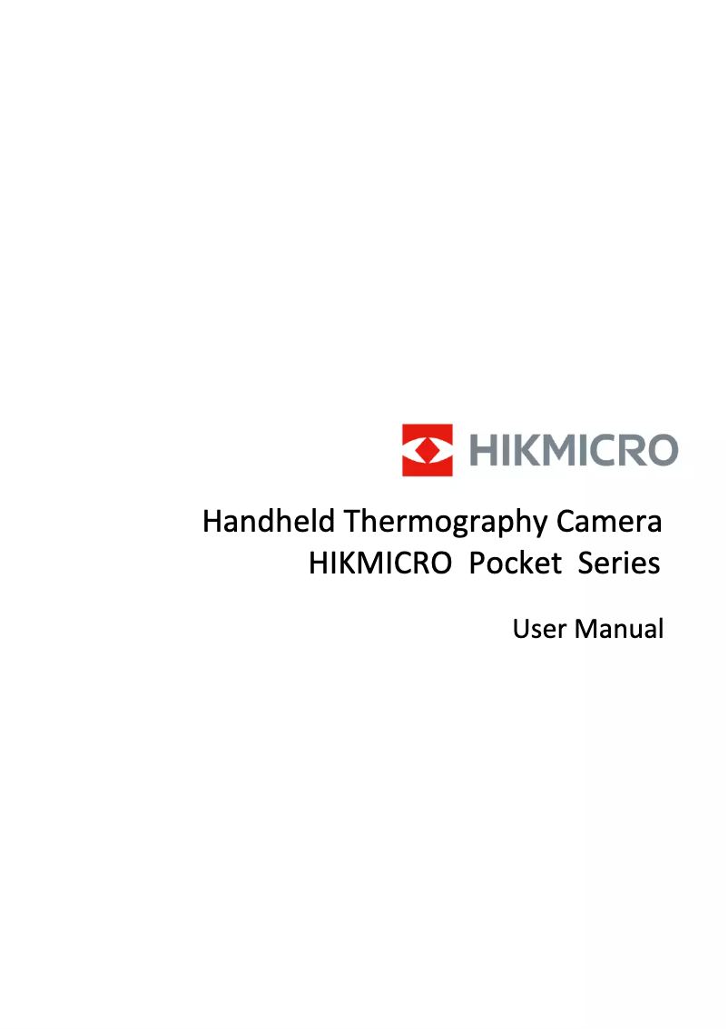 Page n°1 - Manuel utilisateur Hikmicro Pocket 2