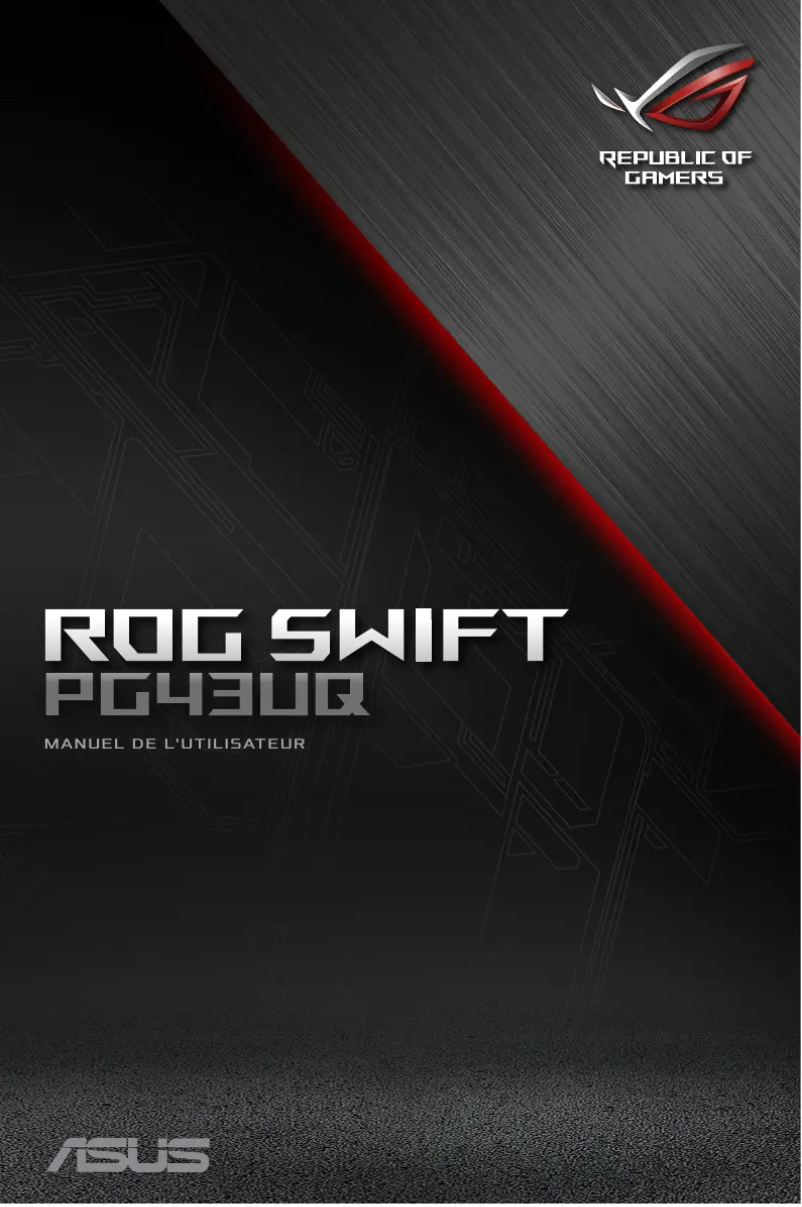 Page n°1 - Manuel utilisateur Asus ROG Swift PG43UQ