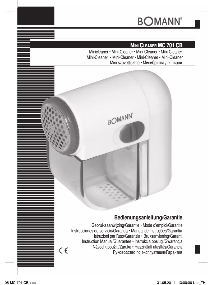Image de la première page du manuel de l'appareil MC 701 CB