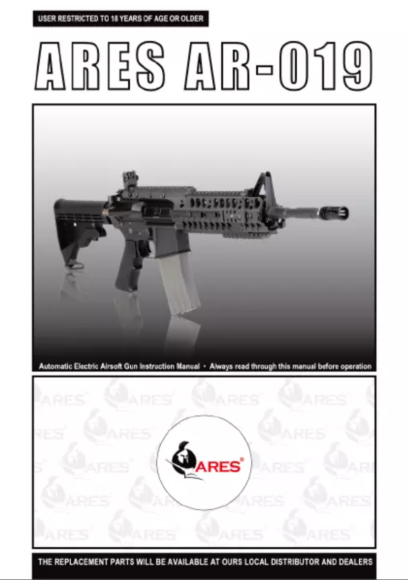 Page n°1 - Manuel utilisateur Ares AR-019