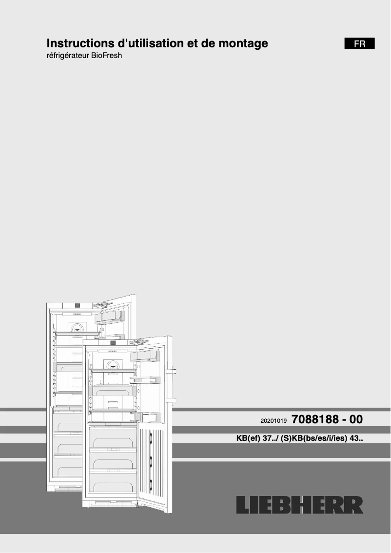 Image de la première page du manuel de l'appareil KBbs 4370